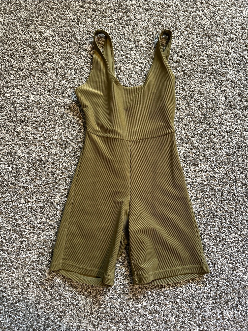 WeWoreWhat Olive Green One-Piece Romper